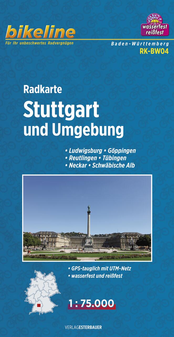 Foto vom Radkarte Stuttgart und Umgebung