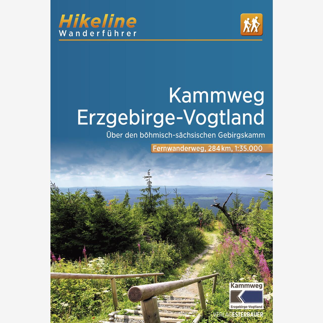 Hikeline Wanderführer Fernwanderweg Kammweg Erzgebirge-Vogtland