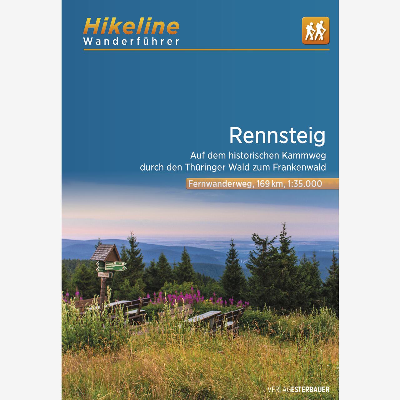 Hikeline Wanderführer Fernwanderweg Rennsteig