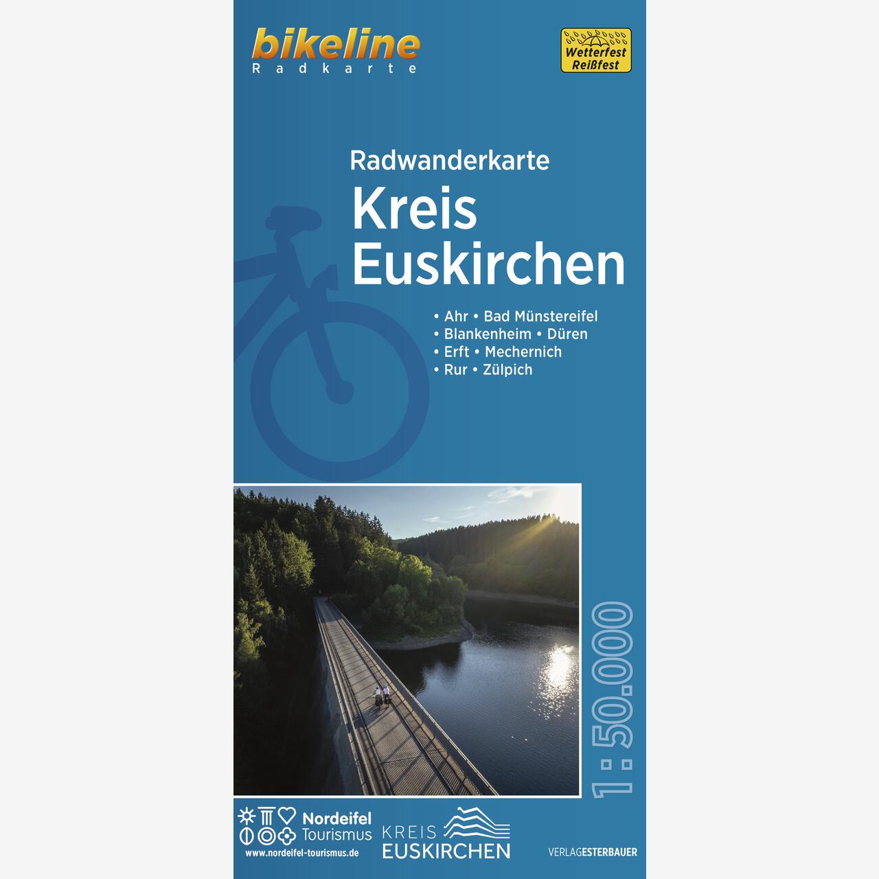 bikeline Radwanderkarte Radwanderkarte Kreis Euskirchen bikeline Radwanderkarte Radwanderkarte Kreis Euskirchen