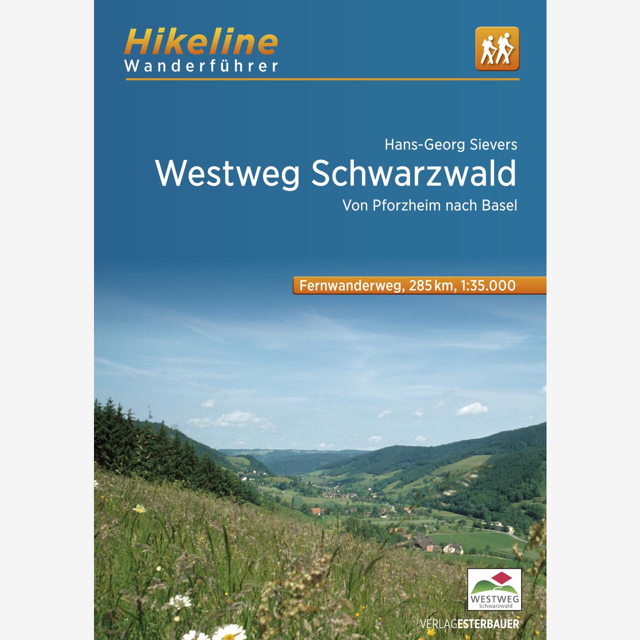 Hikeline Wanderführer Fernwanderweg Westweg Schwarzwald