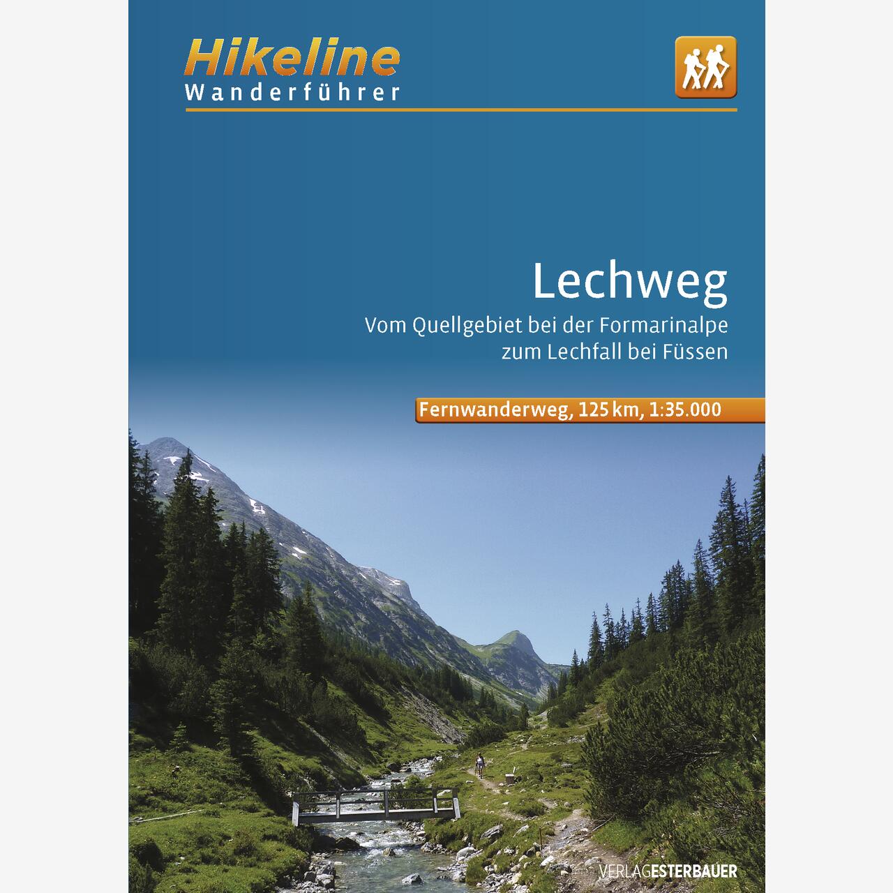 Hikeline Wanderführer Fernwanderweg Lechweg Hikeline Wanderführer Fernwanderweg Lechweg
