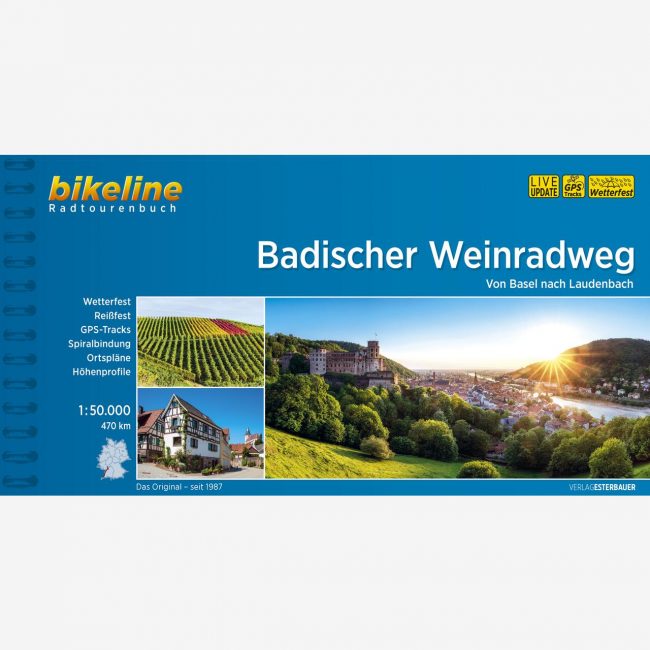 bikeline Radtourenbuch Badischer Weinradweg
