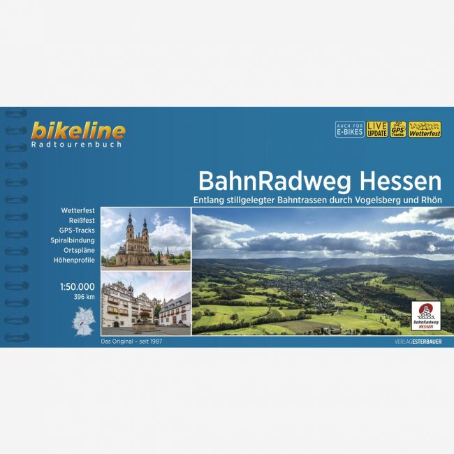 bikeline Radtourenbuch BahnRadweg Hessen