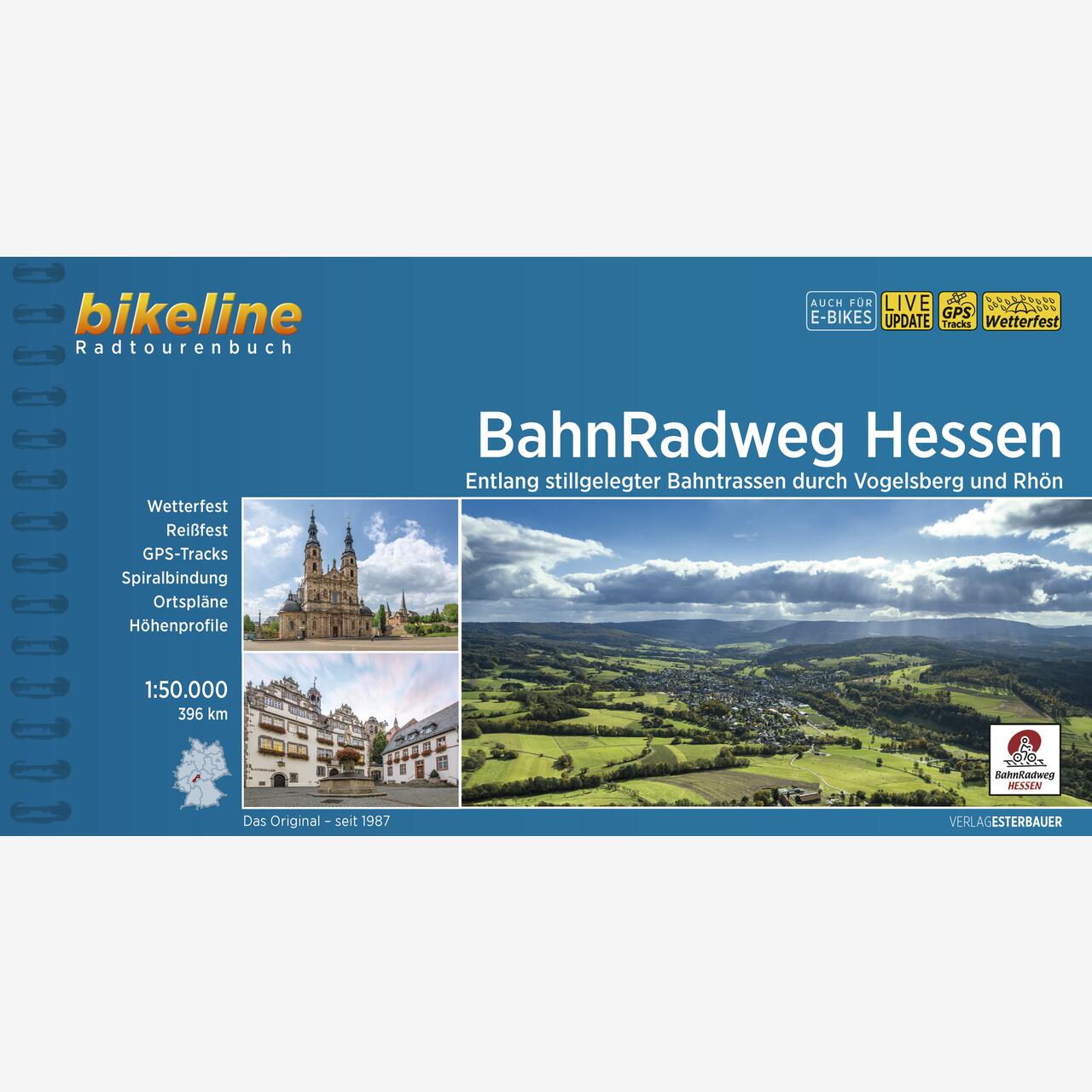 bikeline Radtourenbuch BahnRadweg Hessen bikeline Radtourenbuch BahnRadweg Hessen