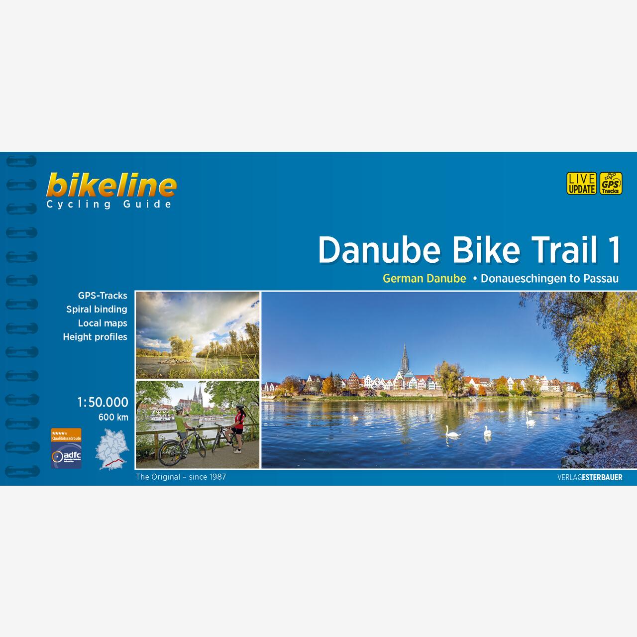 bikeline Radtourenbuch Danube Bike Trail 1