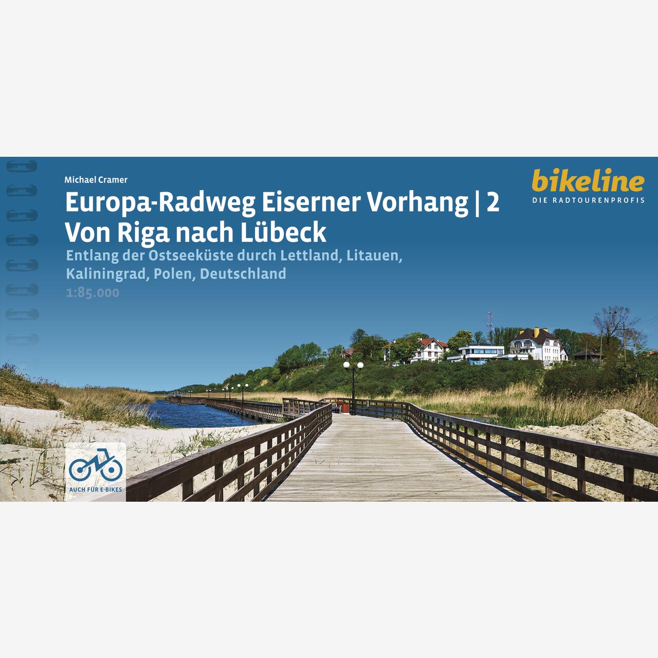 bikeline Radtourenbuch Europa-Radweg Eiserner Vorhang 2 Von Riga nach Lübeck