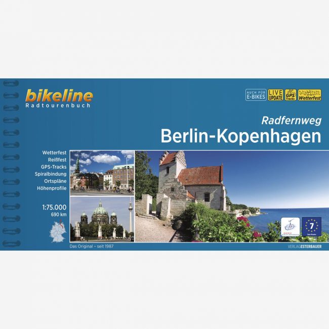 bikeline Radtourenbuch Radfernweg Berlin-Kopenhagen