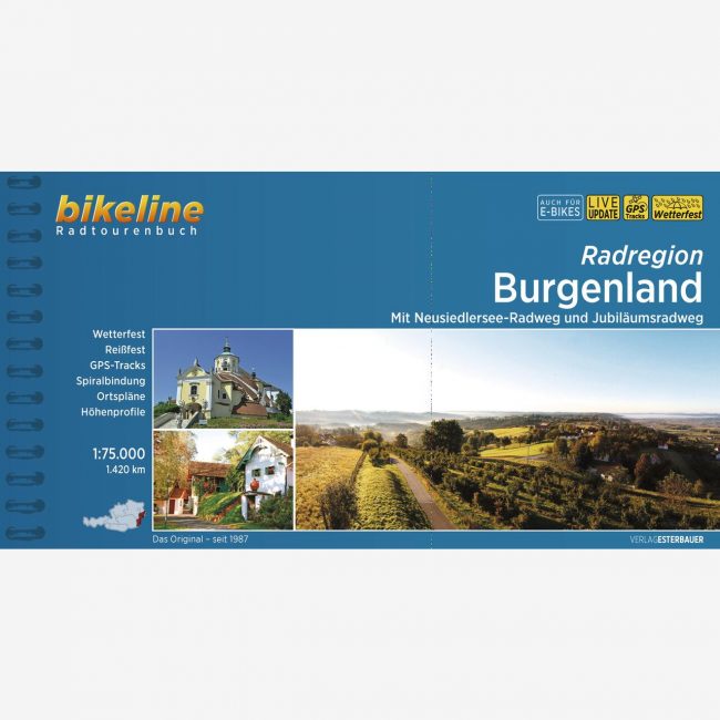 bikeline Radtourenbuch Radregion Burgenland
