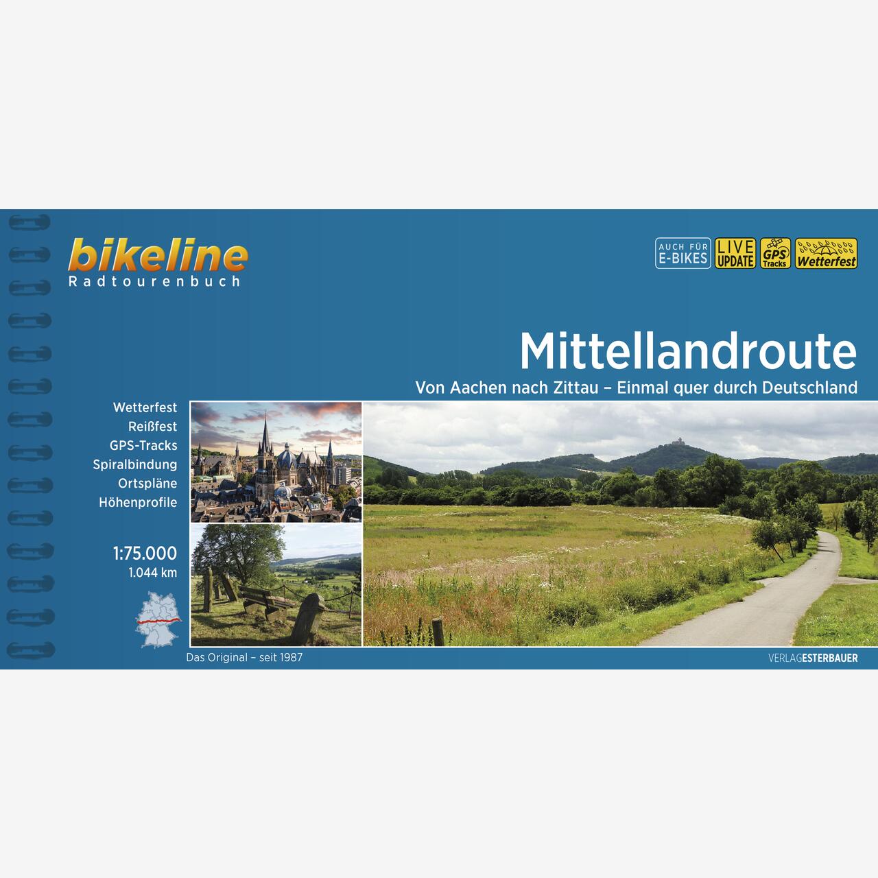 bikeline Radtourenbuch Mittellandroute