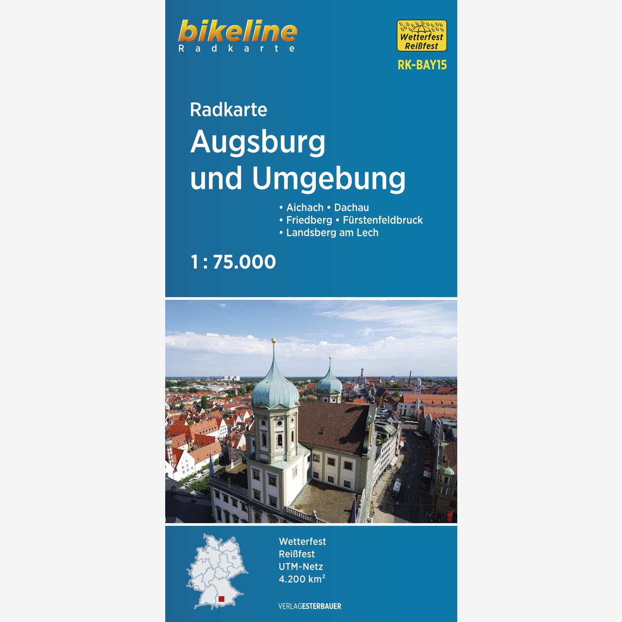 bikeline Radkarte Radkarte Augsburg und Umgebung bikeline Radkarte Radkarte Augsburg und Umgebung
