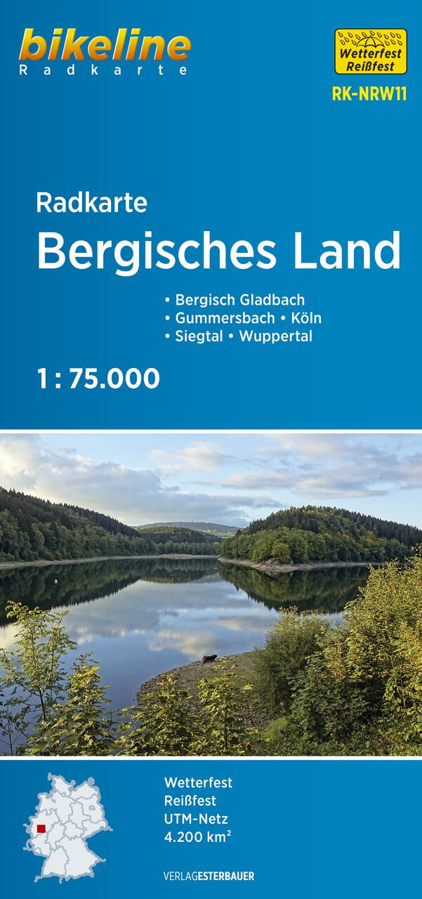 Foto vom Radkarte Bergisches Land Foto vom Radkarte Bergisches Land