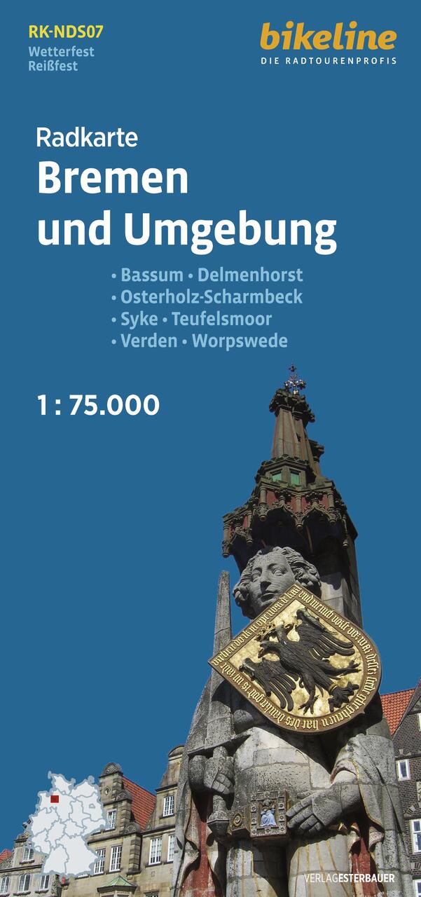 Foto vom Radkarte Bremen und Umgebung Foto vom Radkarte Bremen und Umgebung