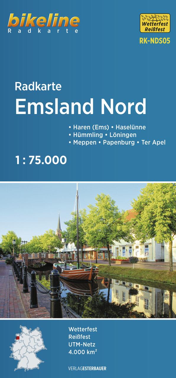 Foto vom Radkarte Emsland Nord Foto vom Radkarte Emsland Nord
