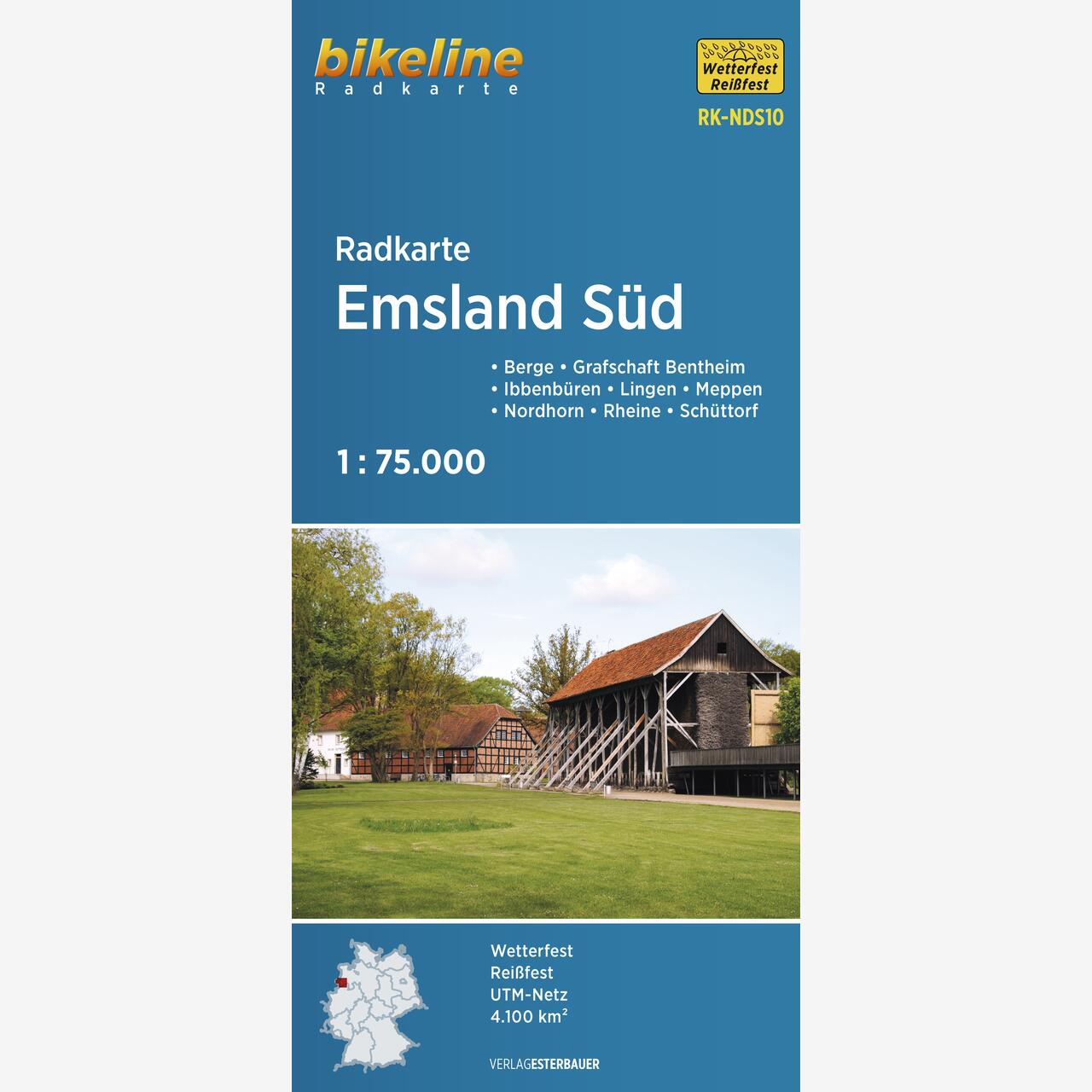 bikeline Radkarte Radkarte Emsland Süd bikeline Radkarte Radkarte Emsland Süd