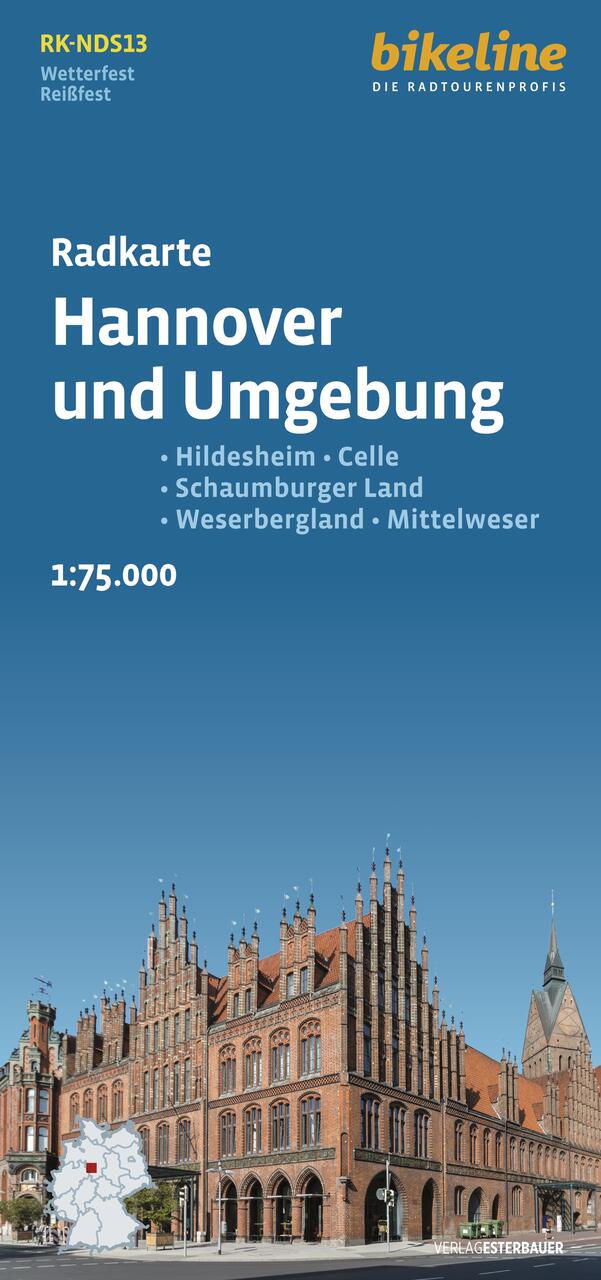 Foto vom Radkarte Hannover und Umgebung Foto vom Radkarte Hannover und Umgebung