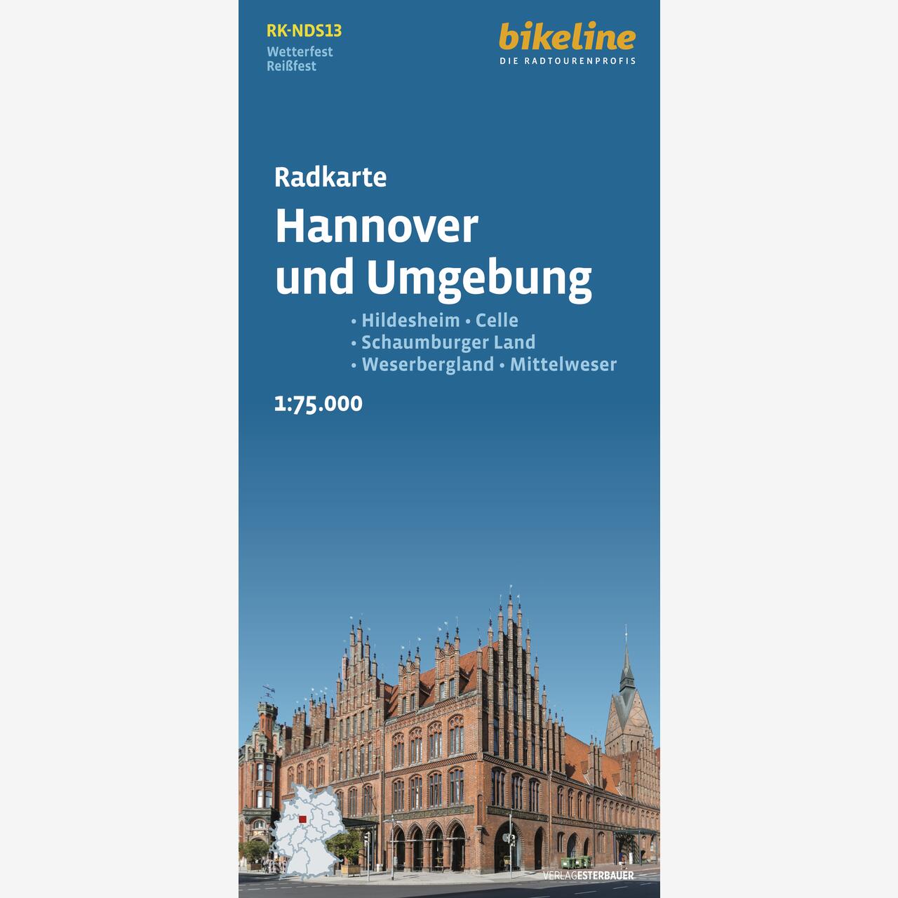 bikeline Radkarte Radkarte Hannover und Umgebung bikeline Radkarte Radkarte Hannover und Umgebung