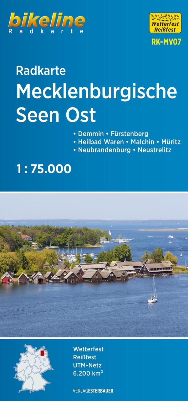 Foto vom Radkarte Mecklenburgische Seen Ost Foto vom Radkarte Mecklenburgische Seen Ost