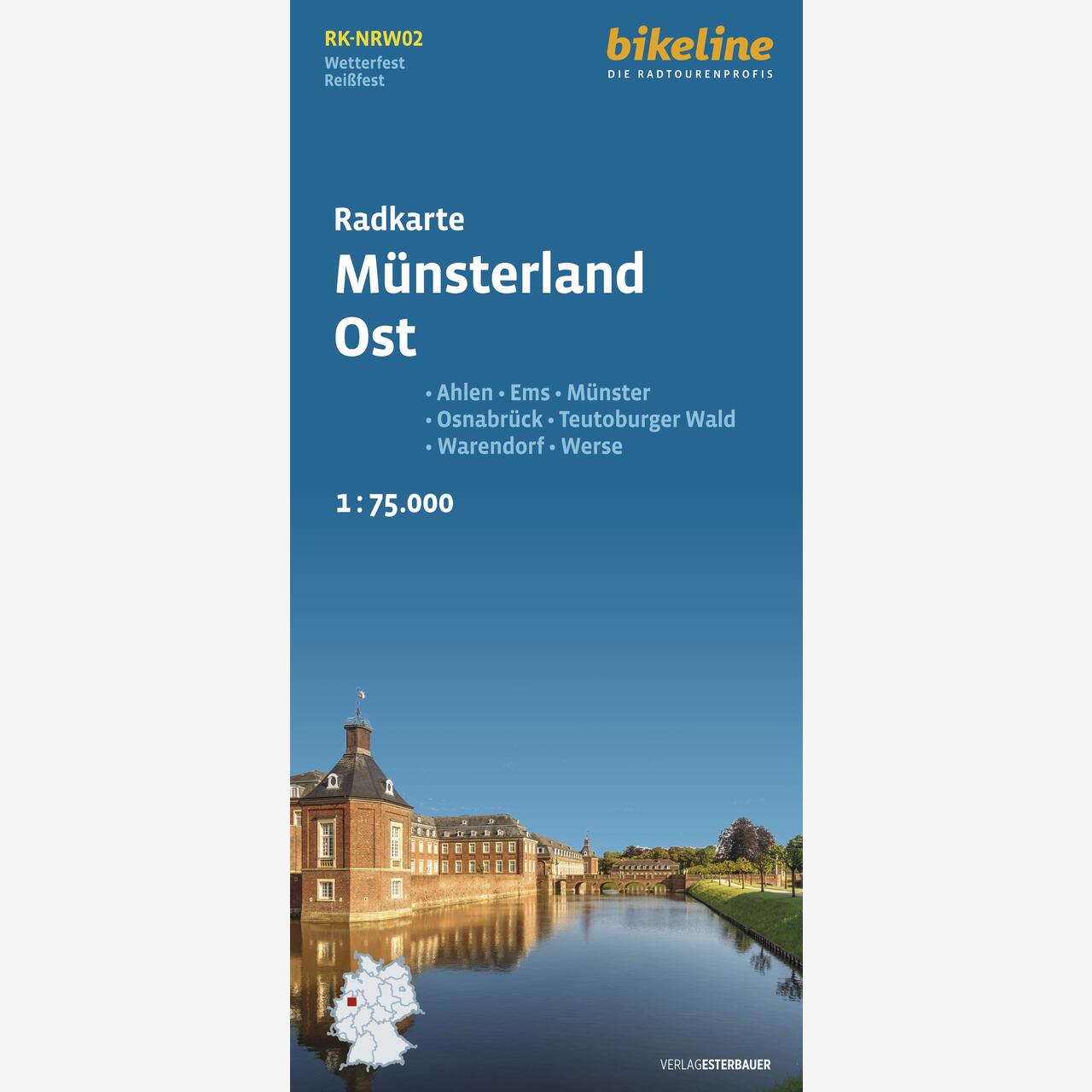 bikeline Radkarte Radkarte Münsterland Ost