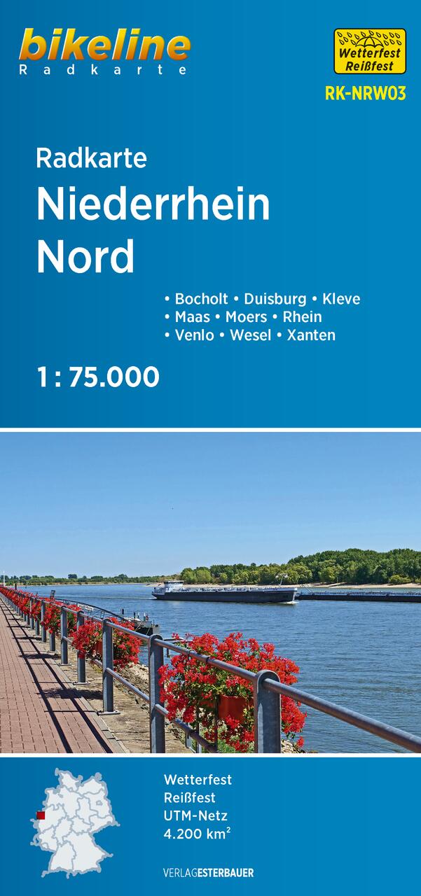 Foto vom Radkarte Niederrhein Nord Foto vom Radkarte Niederrhein Nord
