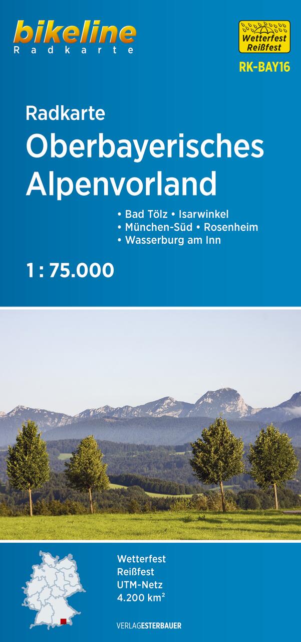 Foto vom Radkarte Oberbayerisches Alpenvorland Foto vom Radkarte Oberbayerisches Alpenvorland