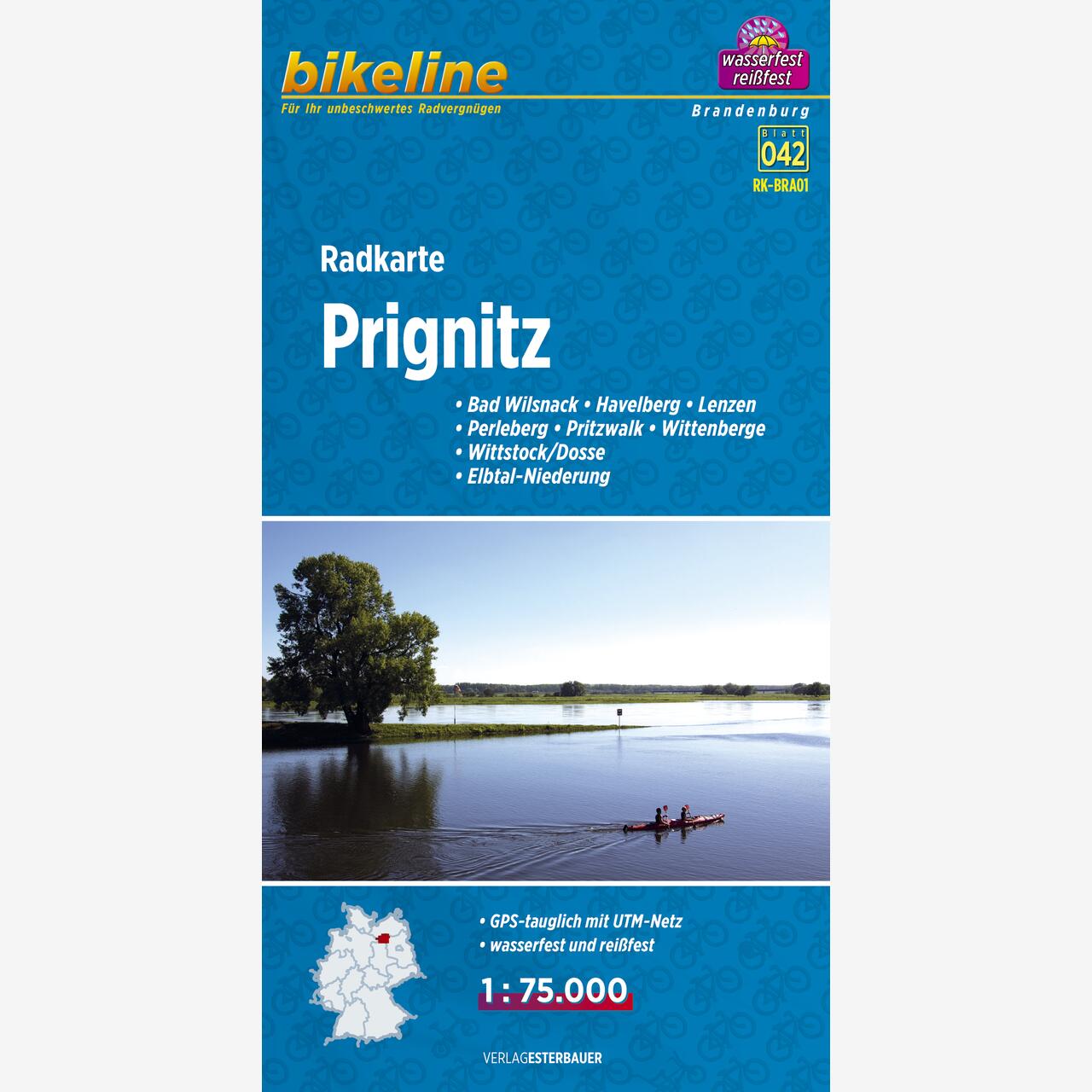 bikeline Radkarte Radkarte Prignitz