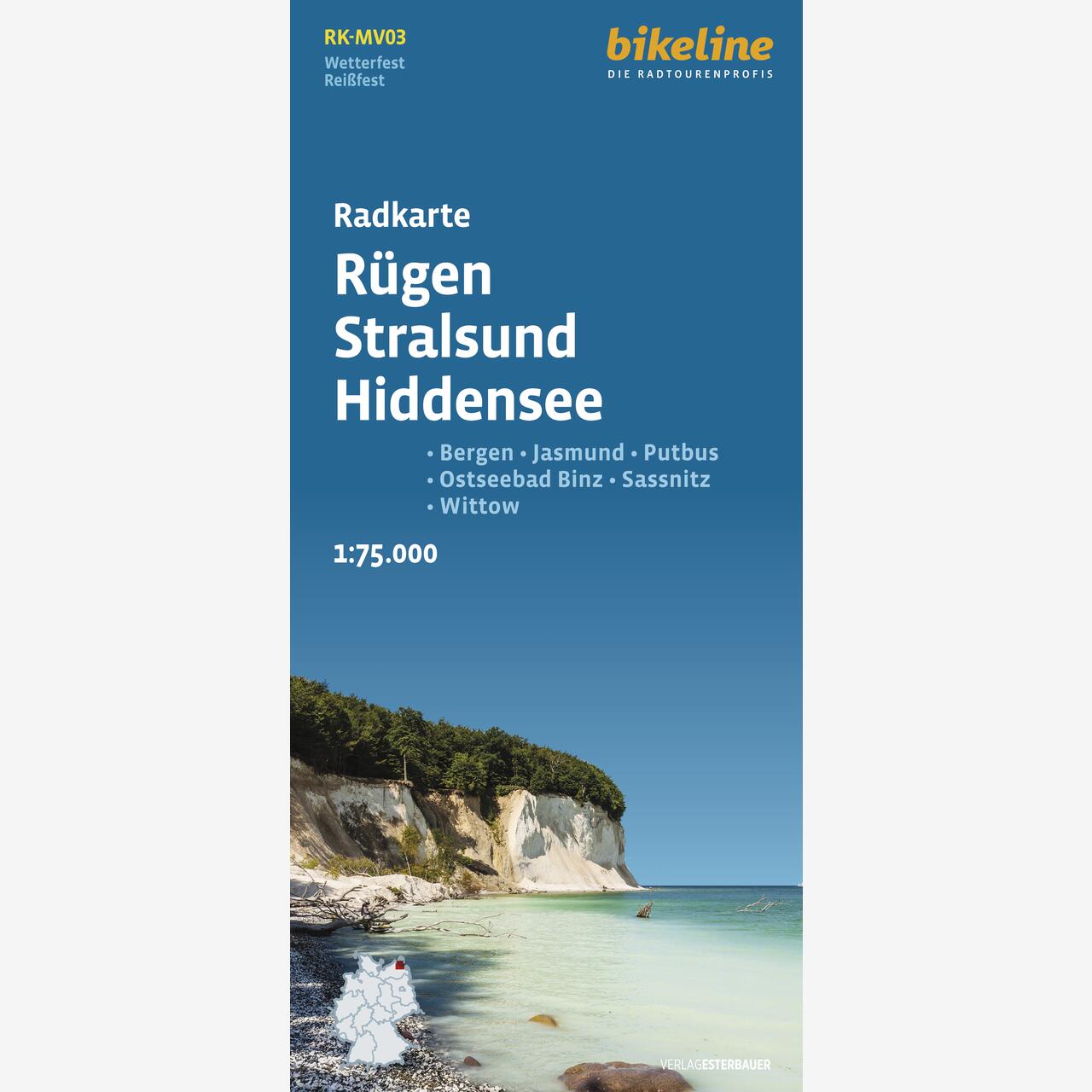 bikeline Radkarte Radkarte Rügen bikeline Radkarte Radkarte Rügen