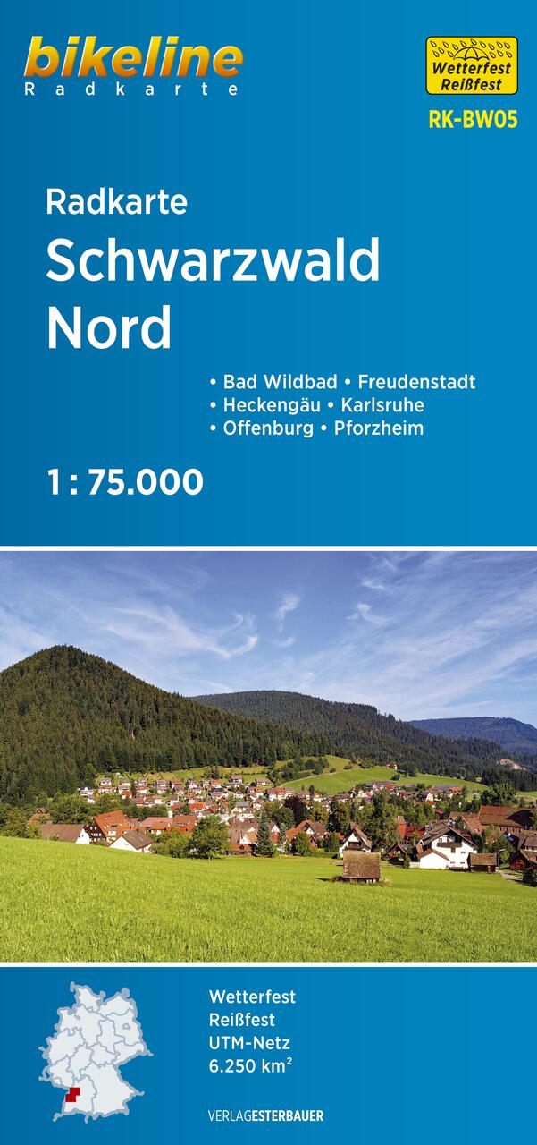 Foto vom Radkarte Schwarzwald Nord Foto vom Radkarte Schwarzwald Nord
