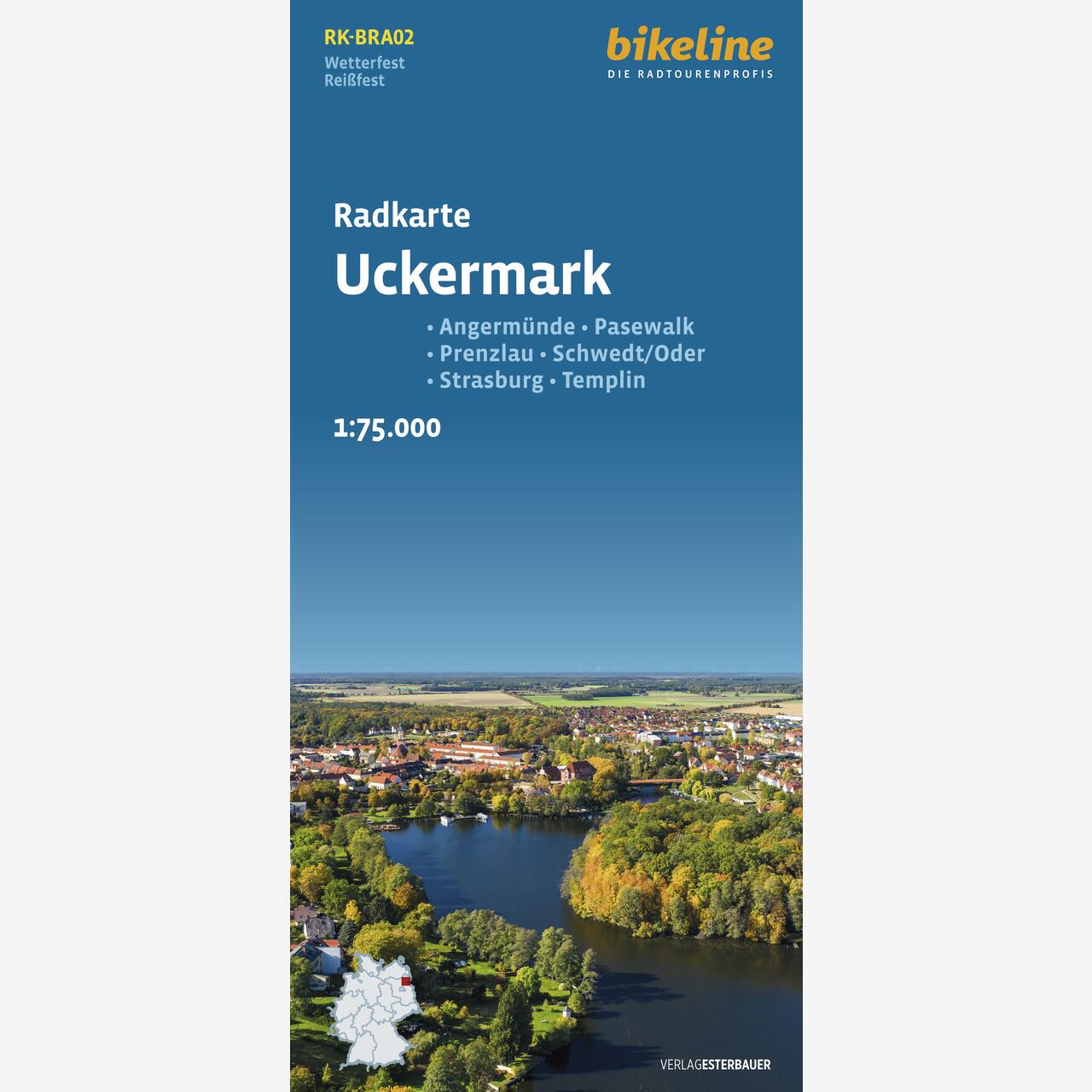 bikeline Radkarte Radkarte Uckermark bikeline Radkarte Radkarte Uckermark