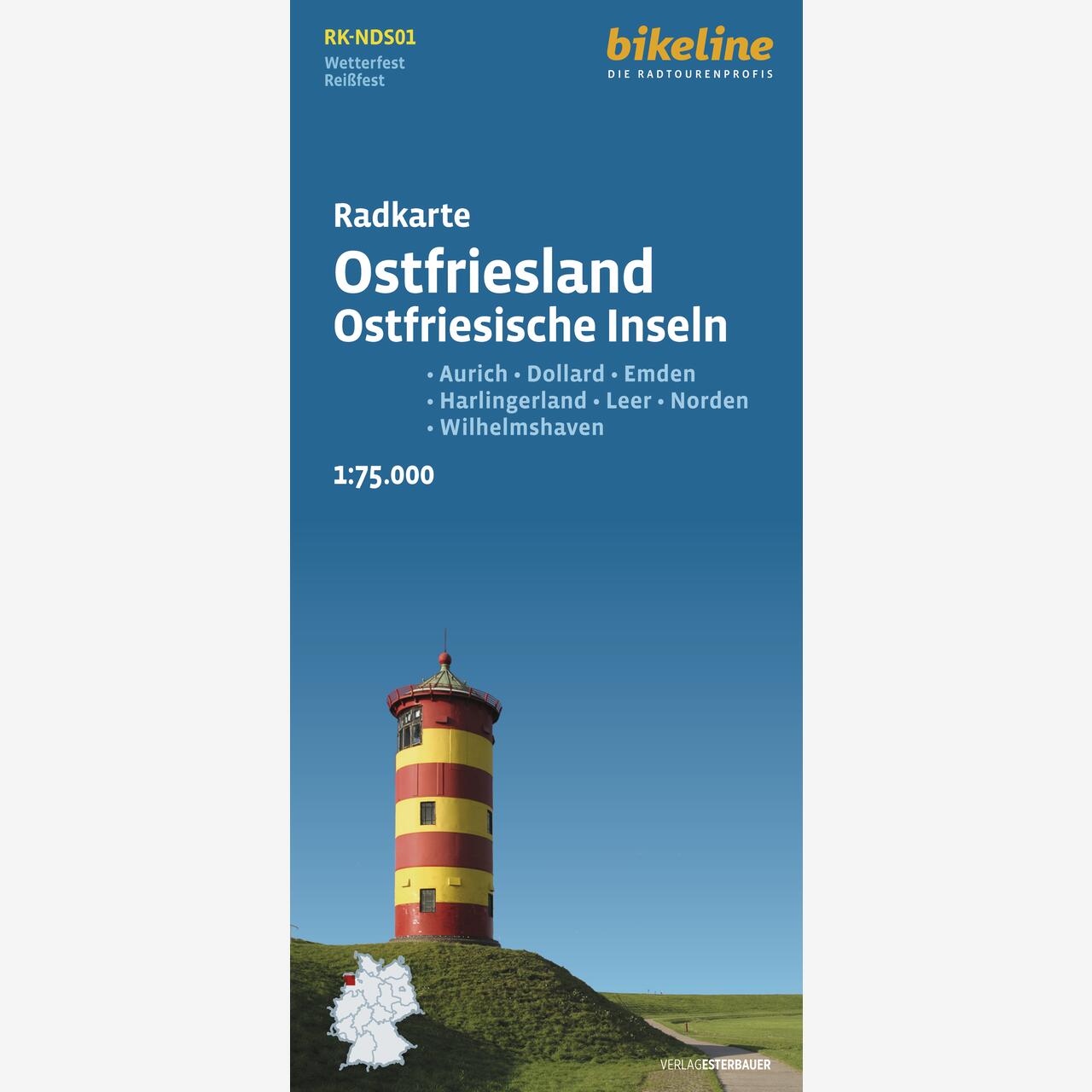 bikeline Radkarte Radkarte Ostfriesland