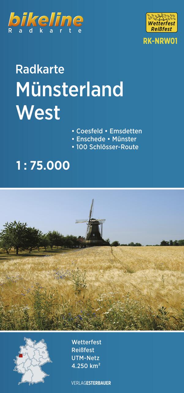 Foto vom Radkarte Münsterland West Foto vom Radkarte Münsterland West