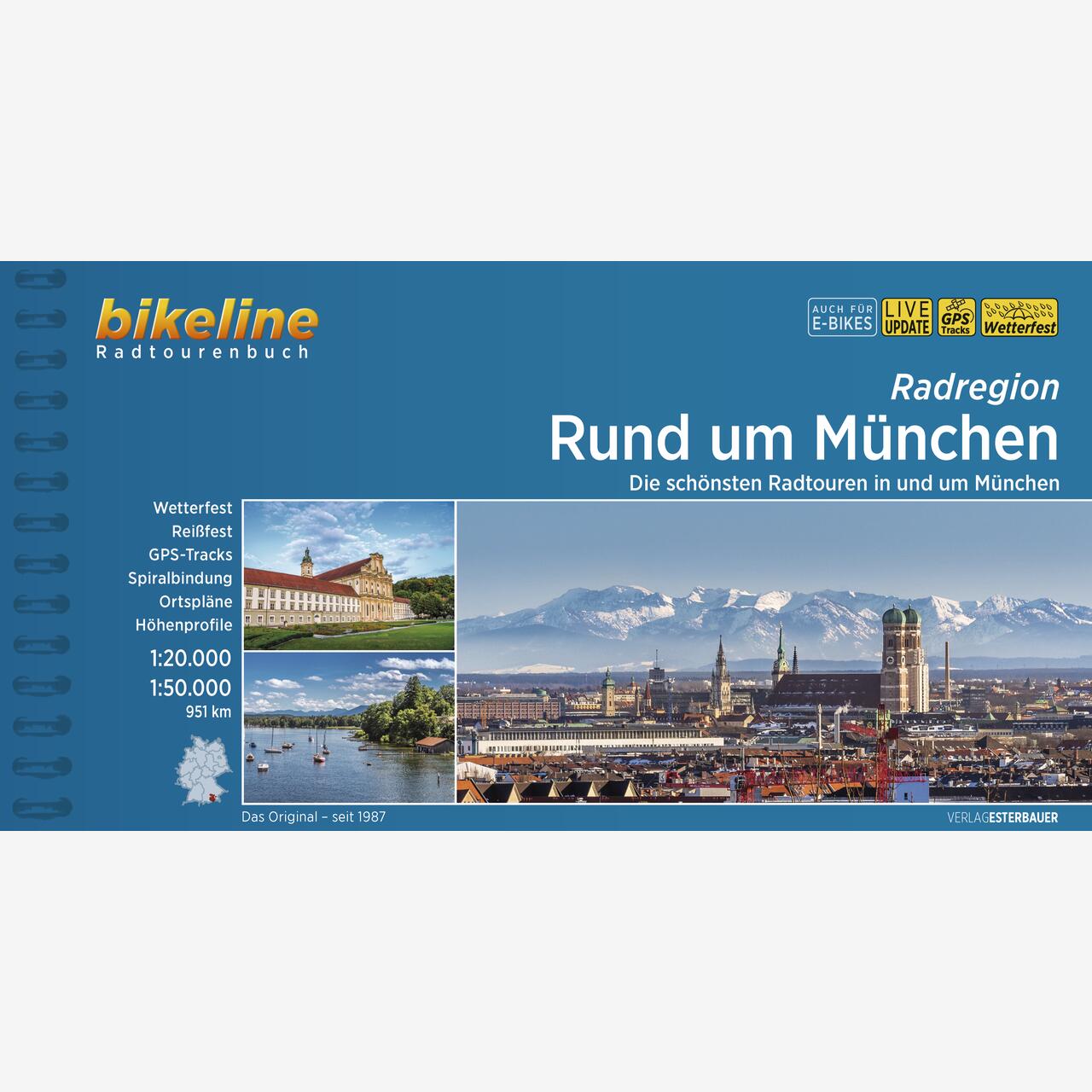 bikeline Radtourenbuch Radregion Rund um München