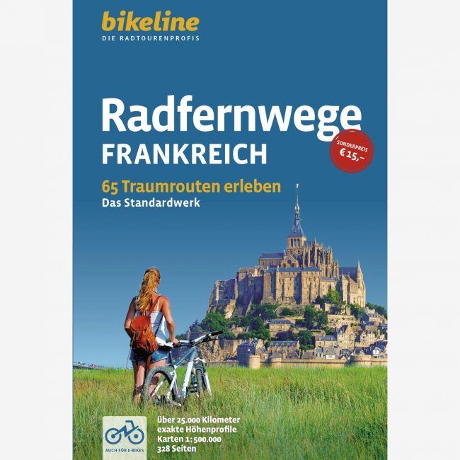 bikeline Panorama Übersichtswerk Radfernwege Frankreich