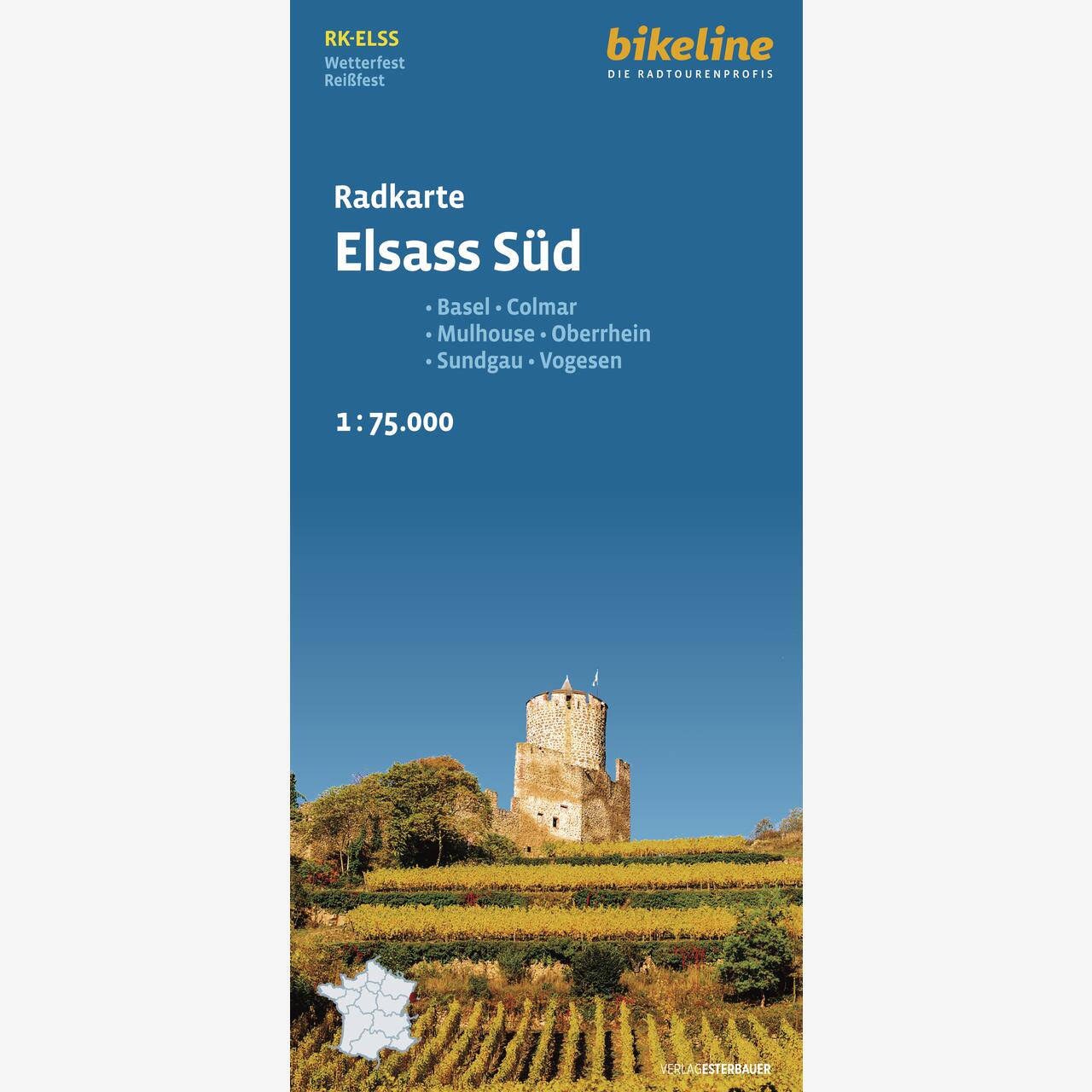 bikeline Radkarte Radkarte Elsass Süd