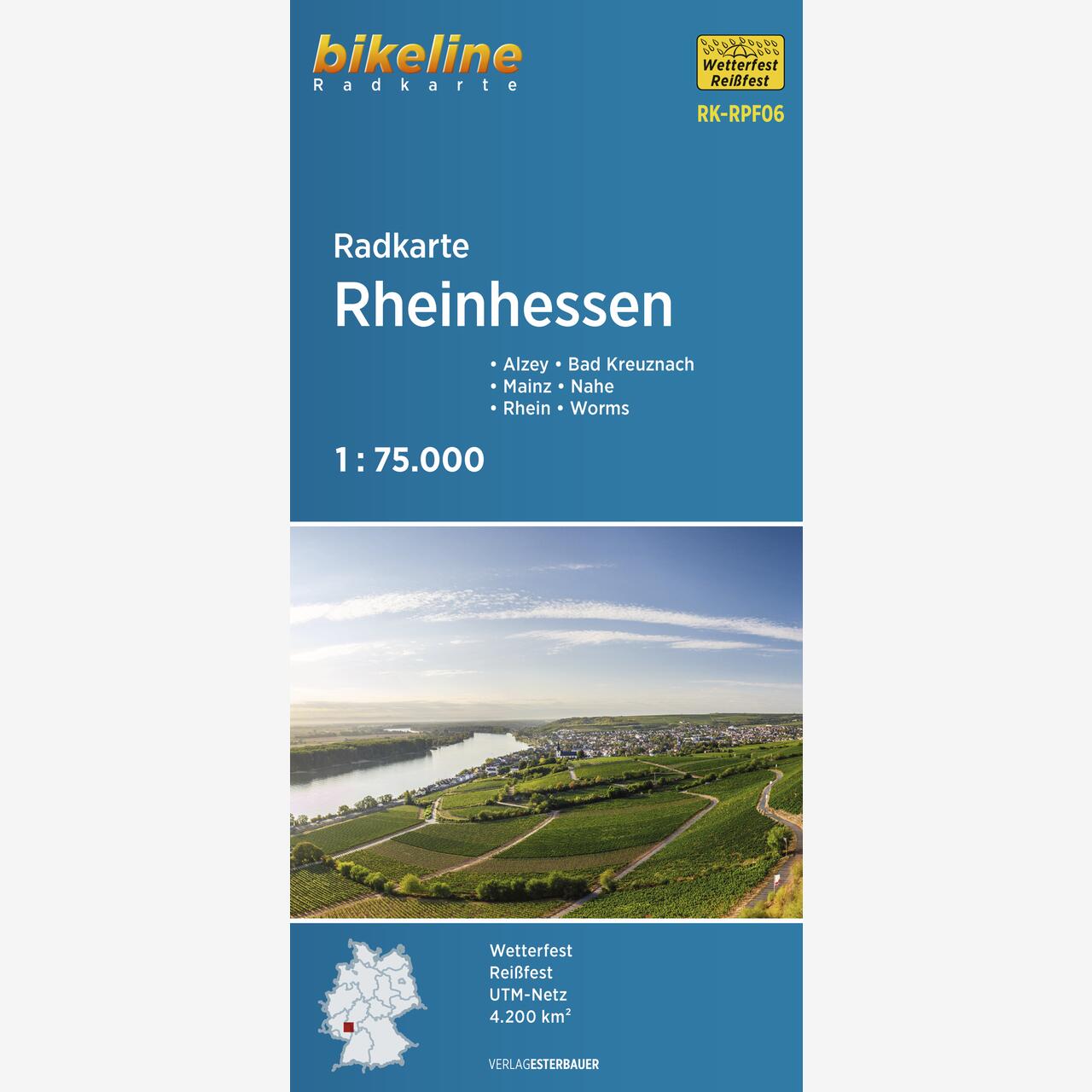 bikeline Radkarte Radkarte Rheinhessen