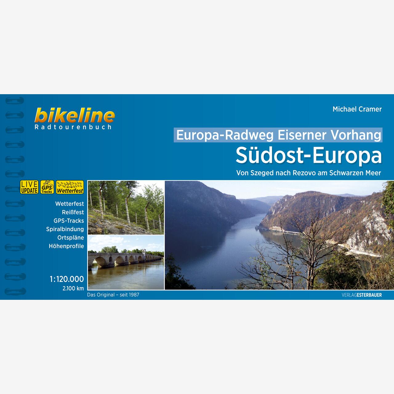 bikeline Radtourenbuch Europa-Radweg Eiserner Vorhang 5 Südost-Europa