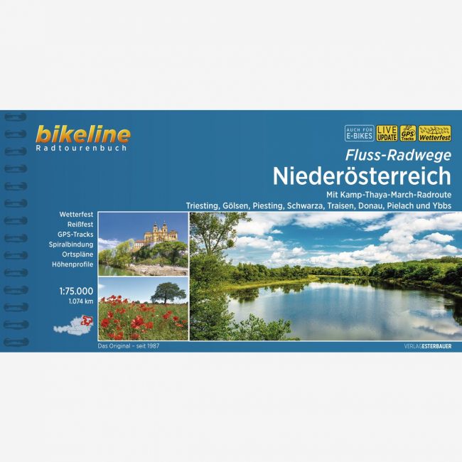 bikeline Radtourenbuch Fluss-Radwege Niederösterreich