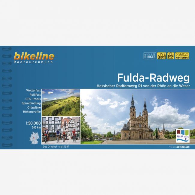 bikeline Radtourenbuch Fulda-Radweg