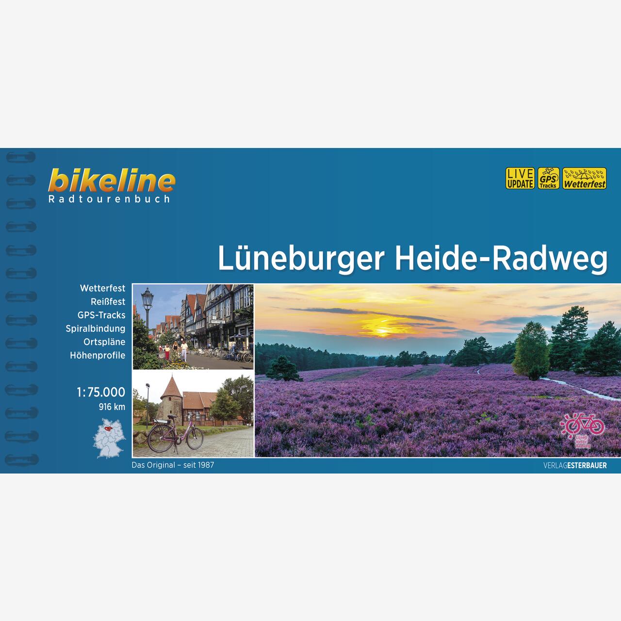 bikeline Radtourenbuch Lüneburger Heide-Radweg