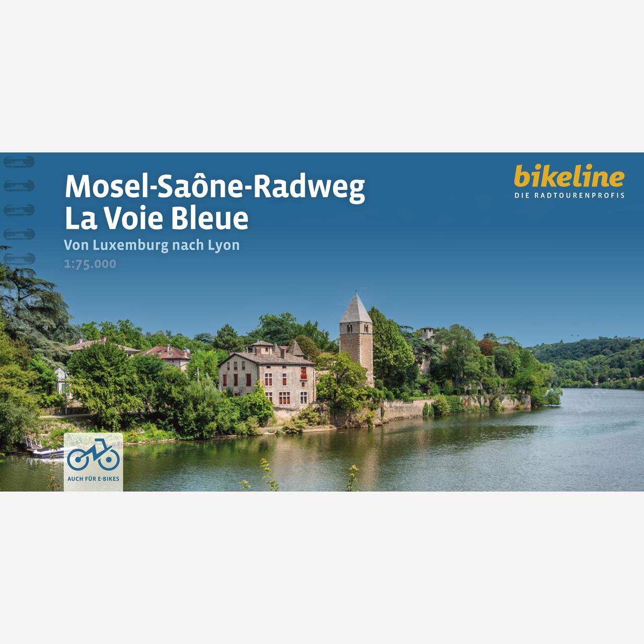 bikeline Radtourenbuch Mosel-Saône-Radweg • La Voie Bleue