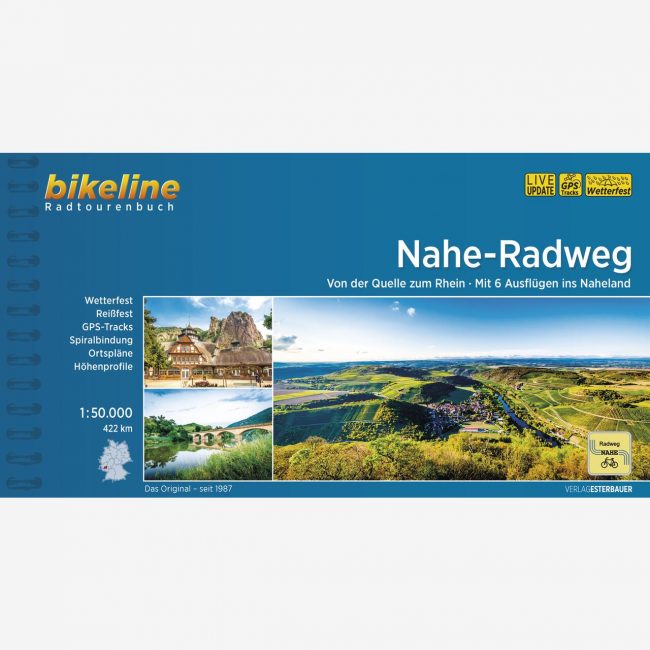 bikeline Radtourenbuch Nahe-Radweg