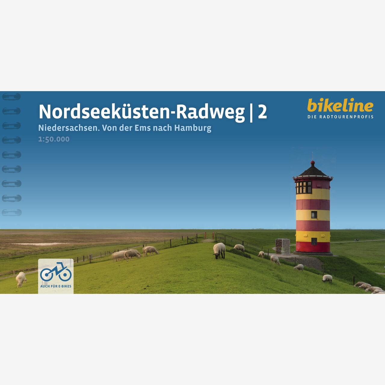bikeline Radtourenbuch Nordseeküsten-Radweg 2