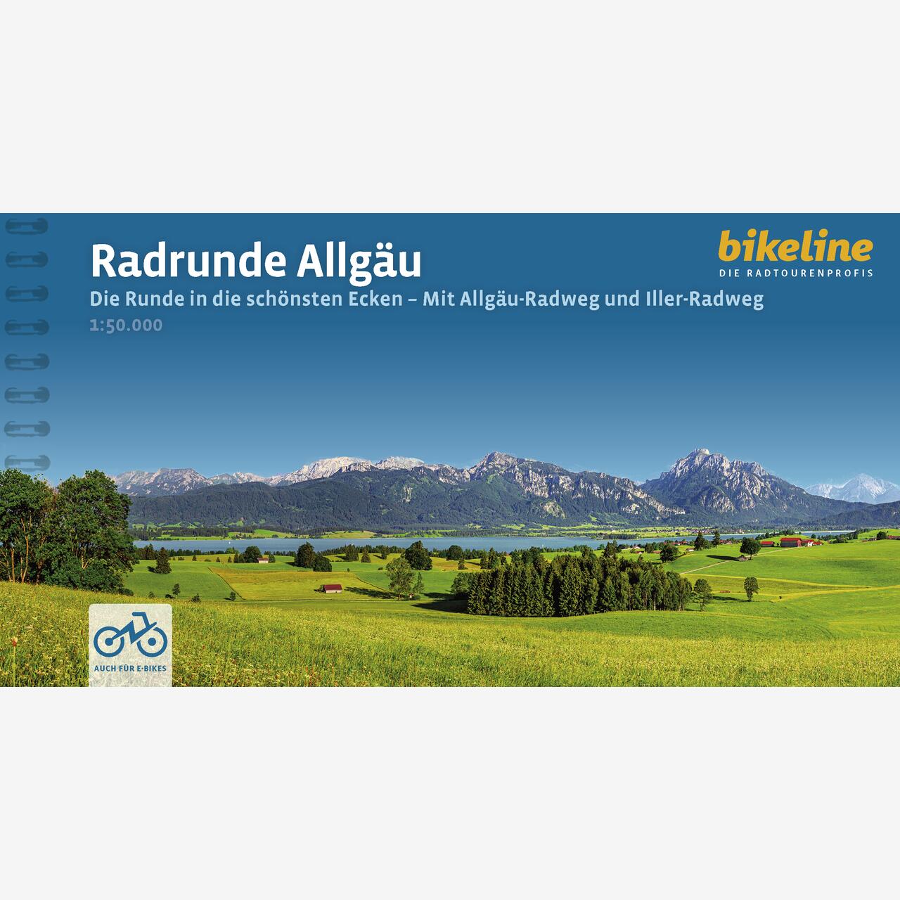 bikeline Radtourenbuch Radrunde Allgäu