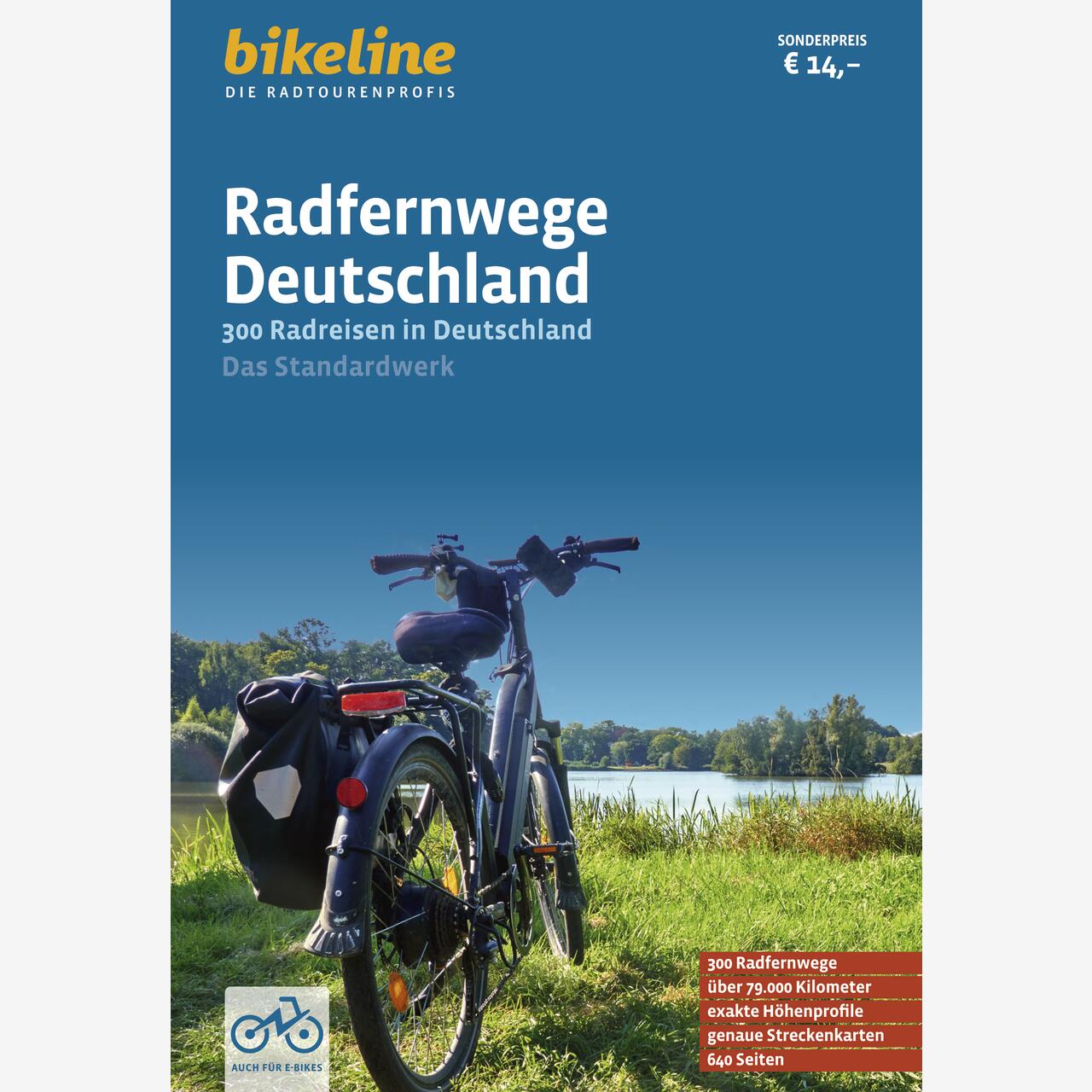 bikeline Panorama Übersichtswerk Radfernwege Deutschland
