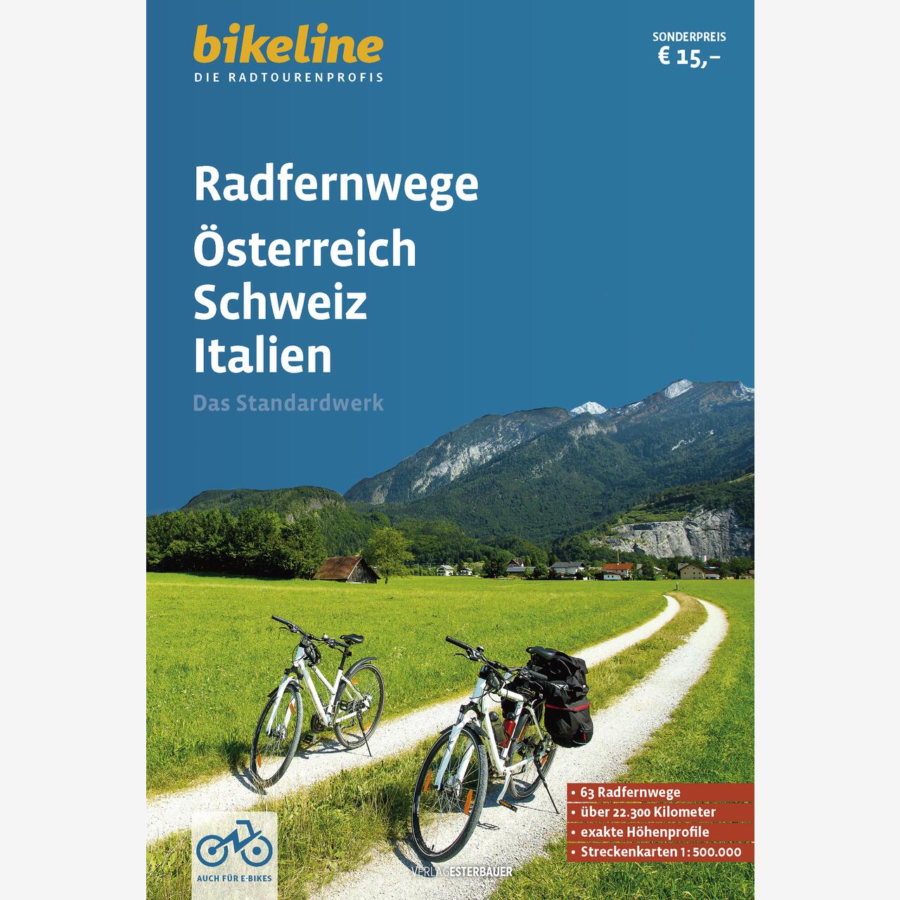 bikeline Panorama Übersichtswerk Radfernwege Österreich