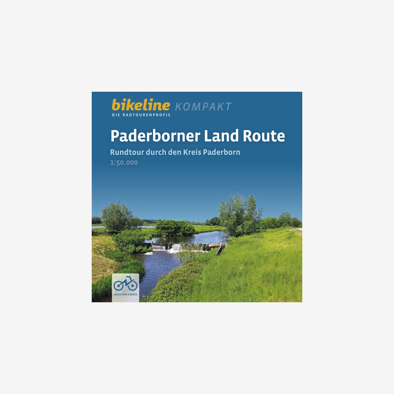 bikeline Radtourenbuch kompakt Paderborner Land Route