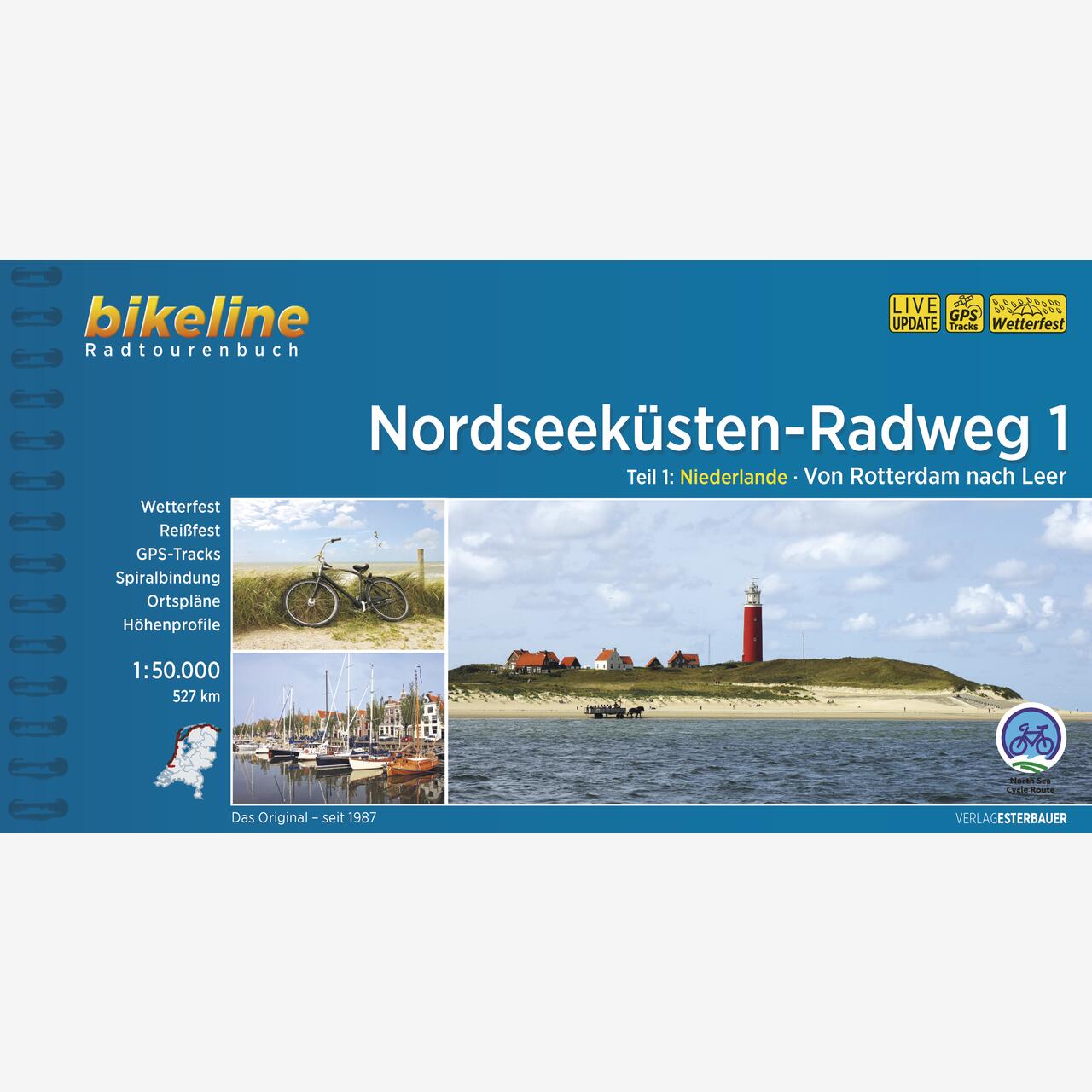 bikeline Radtourenbuch Nordseeküsten-Radweg 1