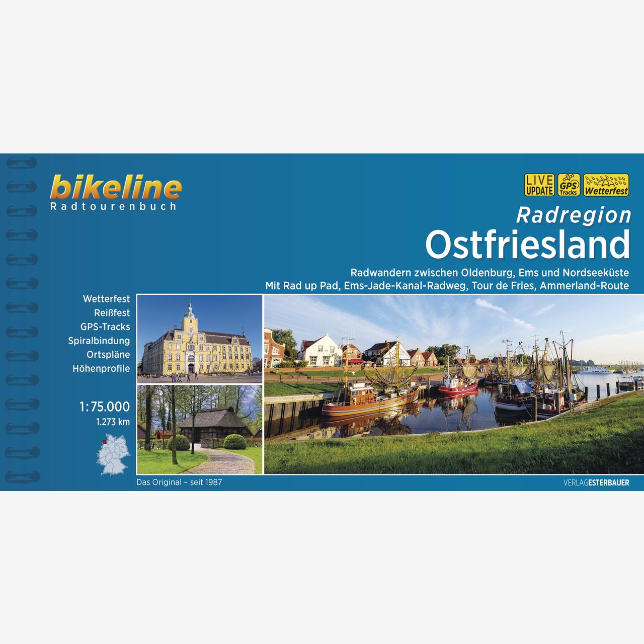 bikeline Radtourenbuch Radregion Ostfriesland