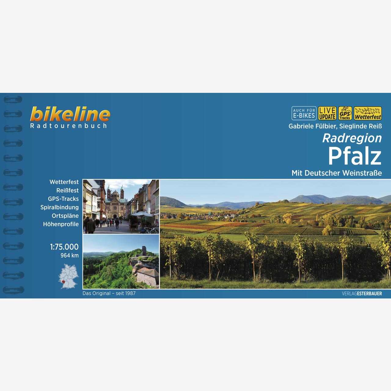 bikeline Radtourenbuch Radregion Pfalz