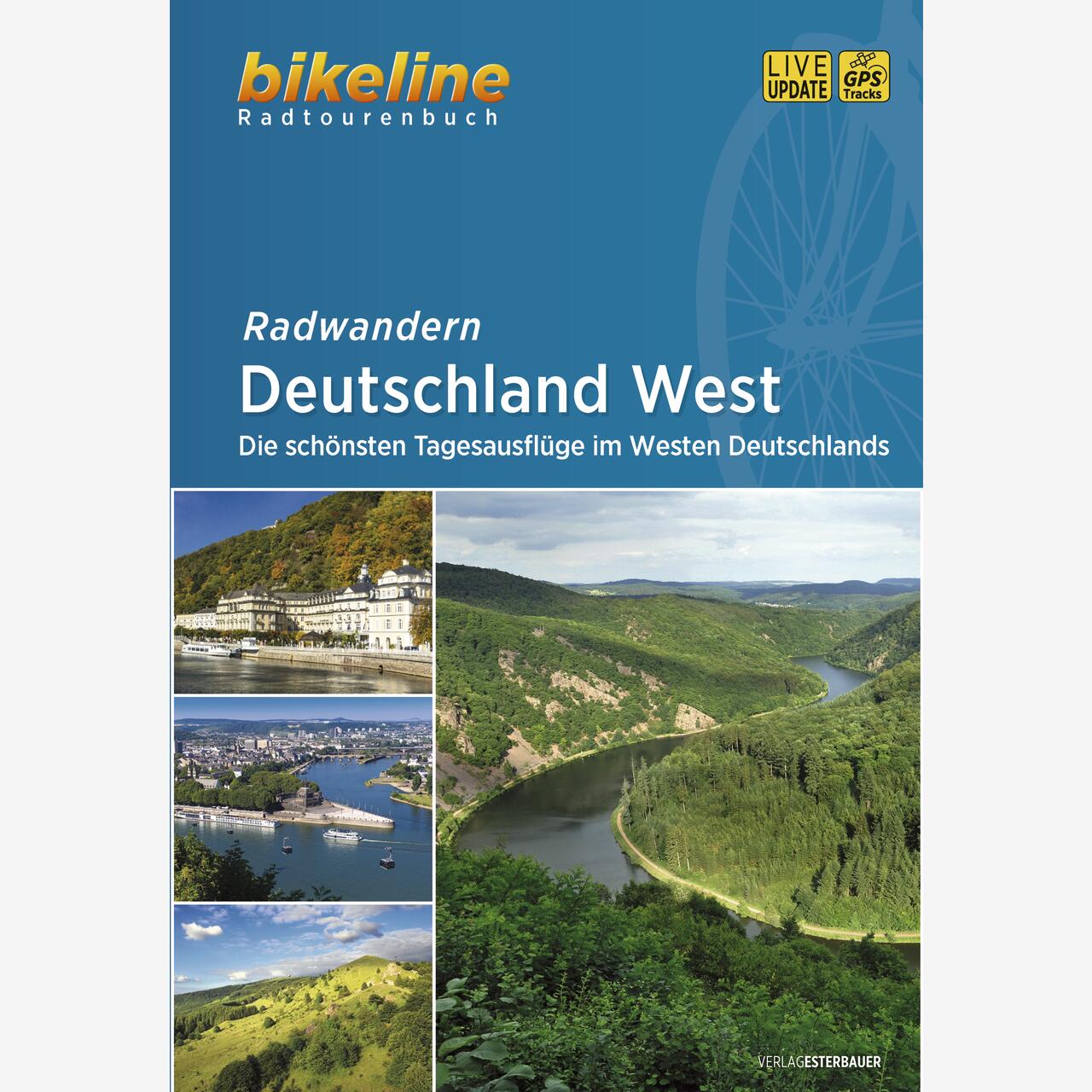 bikeline Radtourenbuch Radwandern Deutschland West